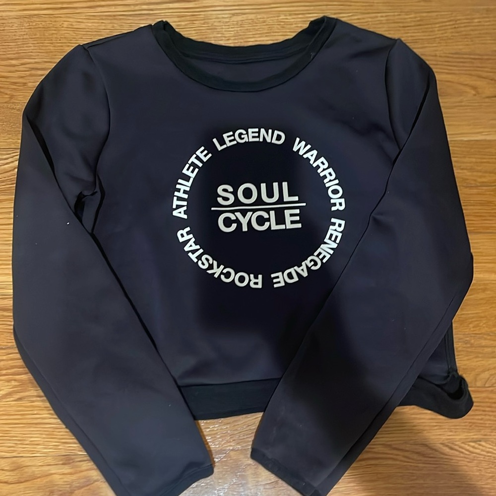 Soul Cycle Crop Long Sleeve Top
